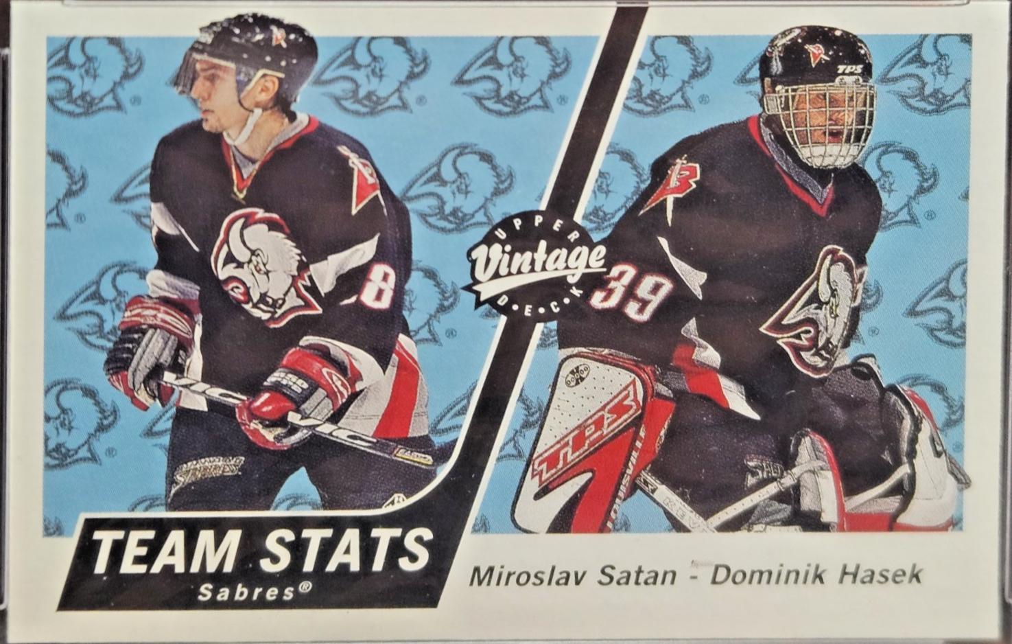 Miroslav Satan / Dominik Hasek #50