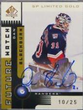 Dan Blackburn [Autograph SP Limited Gold] #178