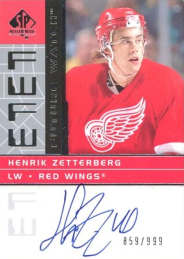 Henrik Zetterberg [Autograph] #186