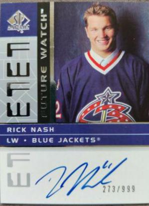 Rick Nash [Autograph] #184