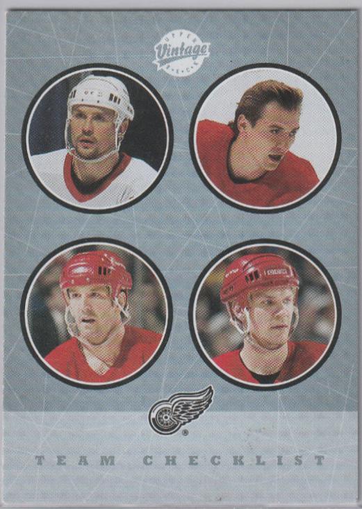 Detroit Red Wings [Team Checklist] #271