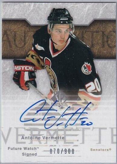 Antoine Vermette [Autograph] #140