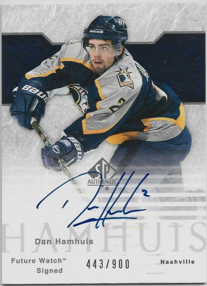 Dan Hamhuis [Autograph] #147