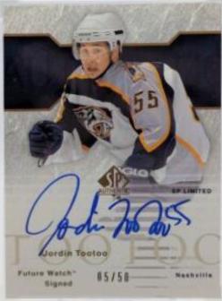 Jordin Tootoo [Autograph SP Limited] #148