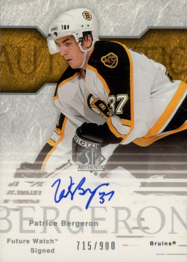 Patrice Bergeron [Autograph] #146