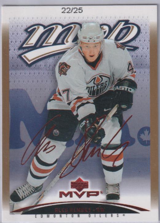 Ales Hemsky [Gold Script] #165