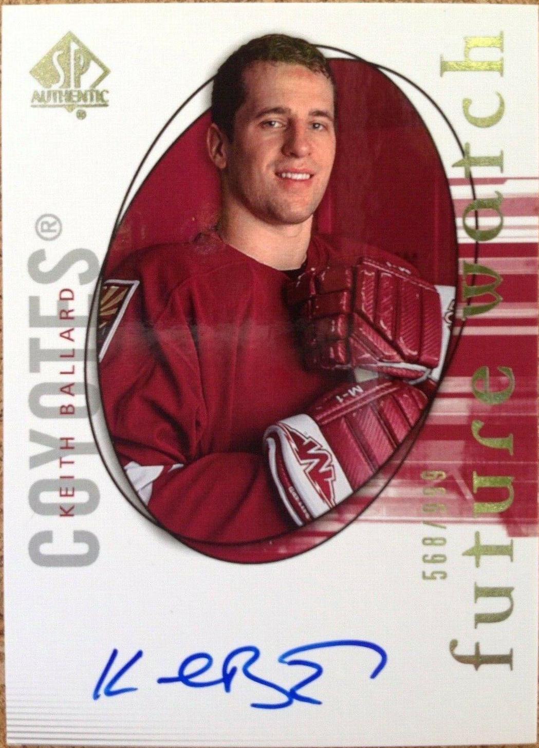 Keith Ballard [Autograph] #180