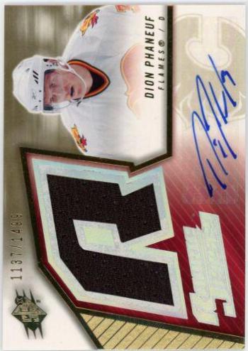 Dion Phaneuf [Signed Jersey] #164