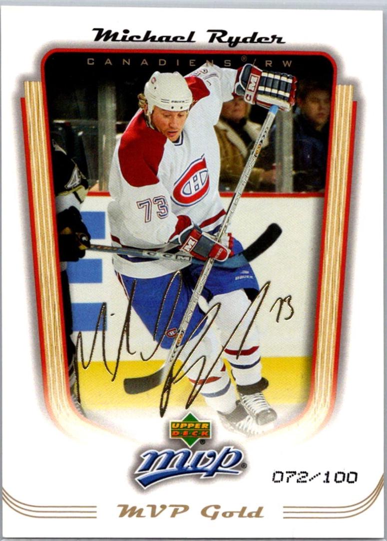 Michael Ryder [Gold] #202
