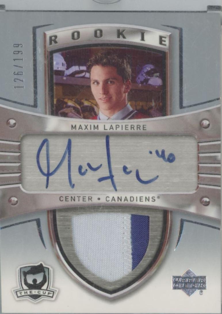 Maxim Lapierre [Autograph Patch] #129