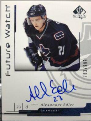 Alexander Edler [Autograph] #209