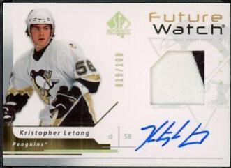 Kristopher Letang [Autograph Patch Limited] #200