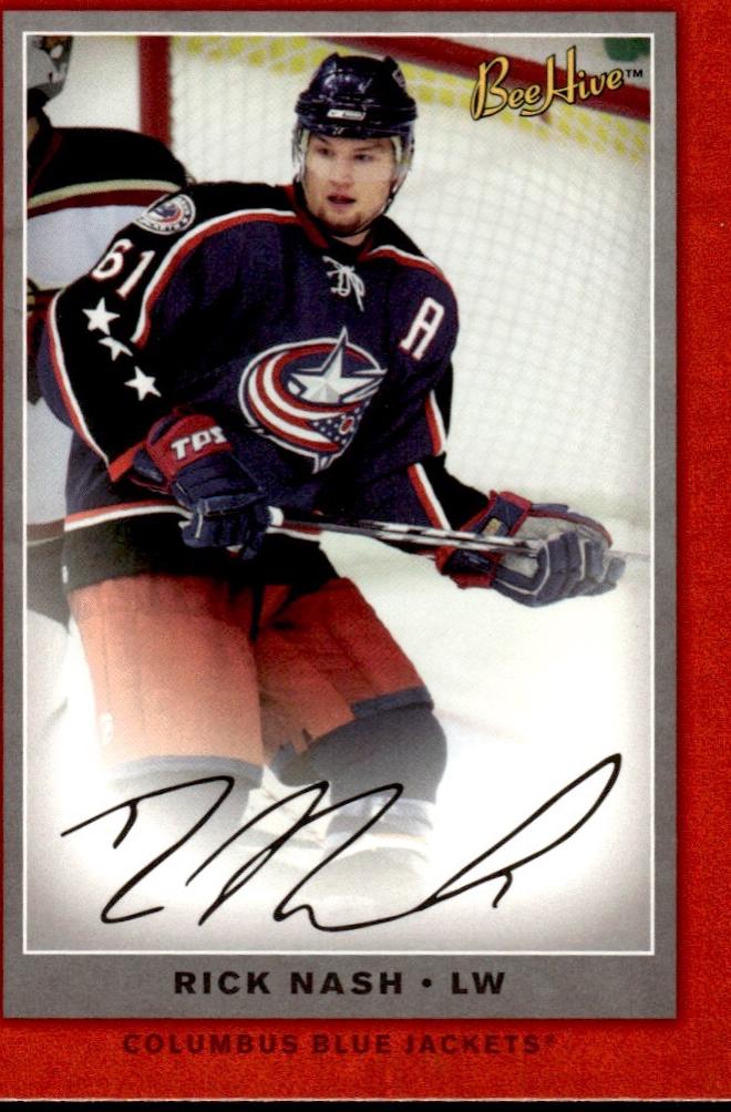 Rick Nash [Red Facsimile Signature] #71
