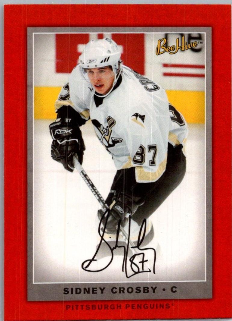 Sidney Crosby [Red Facsimile Signature] #19
