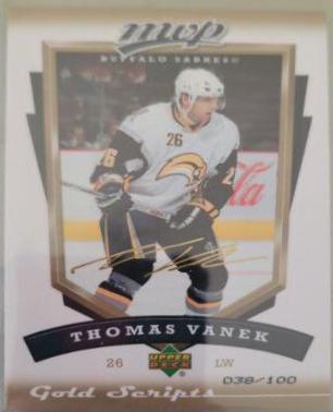Thomas Vanek [Gold Scripts] #34