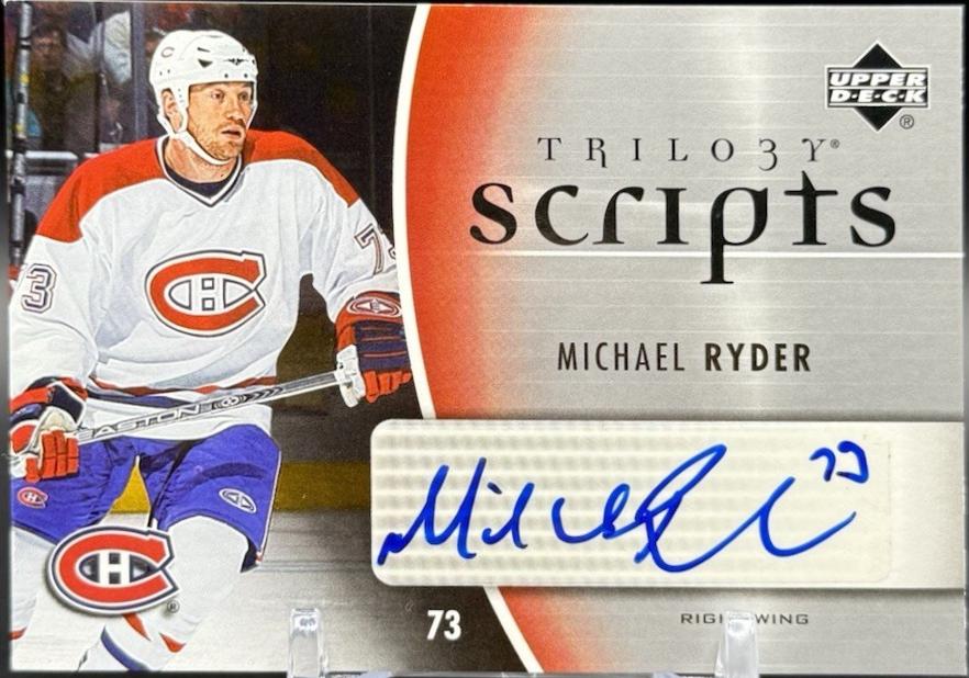 Michael Ryder #TS-RY