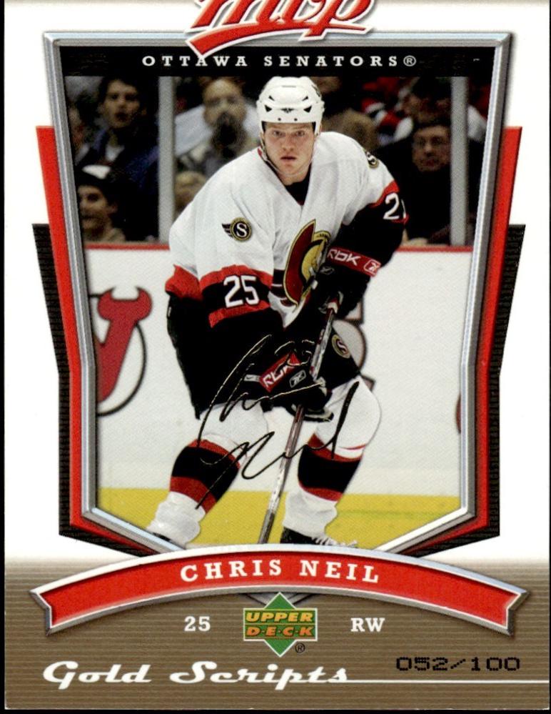Chris Neil [Gold Script] #254
