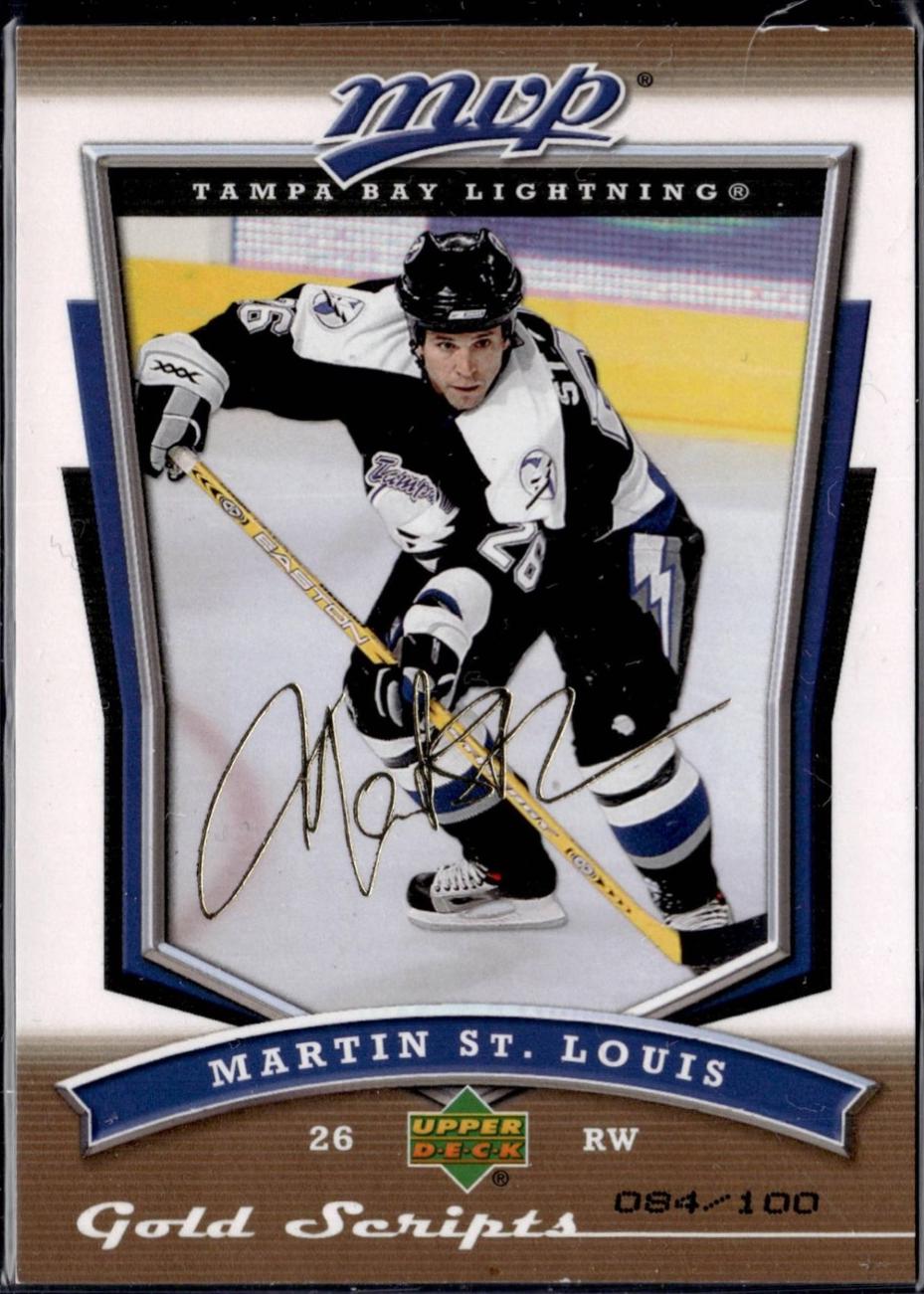 Martin St. Louis [Gold Script] #167
