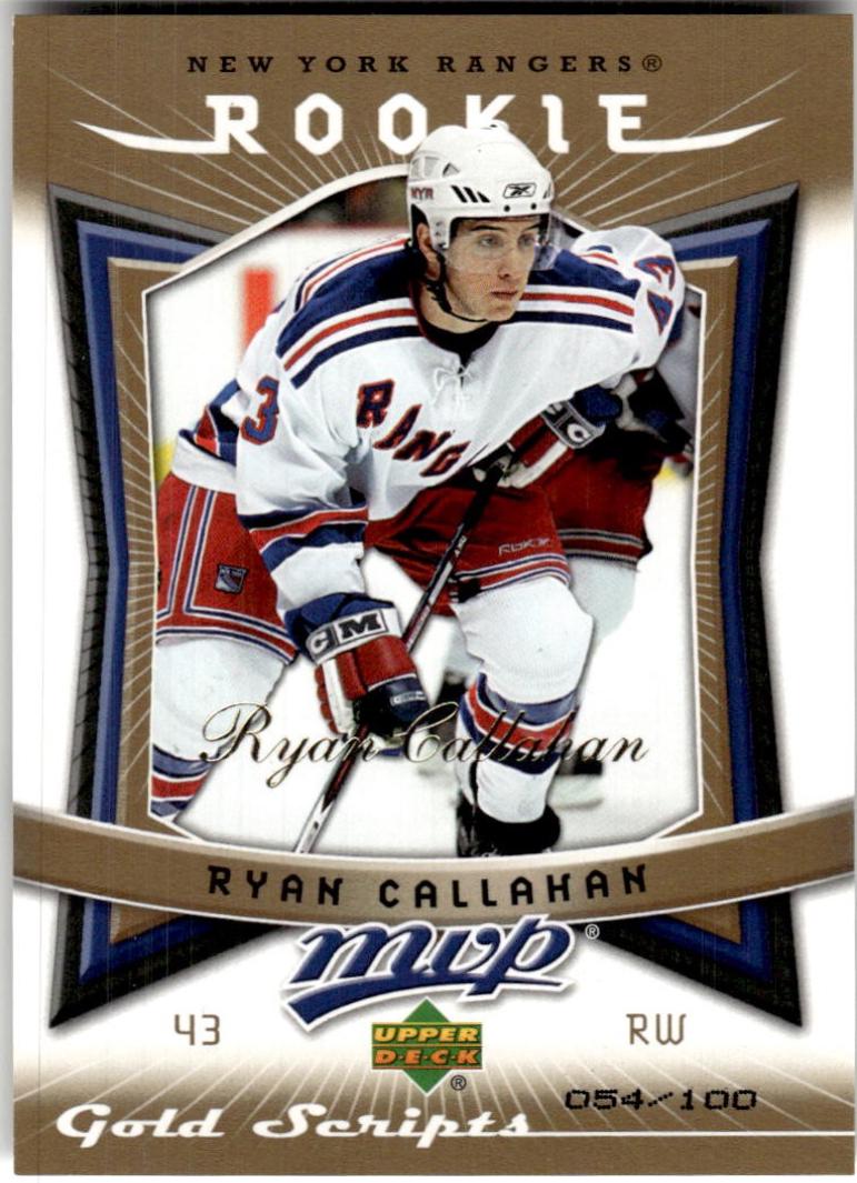 Ryan Callahan [Gold Script] #341