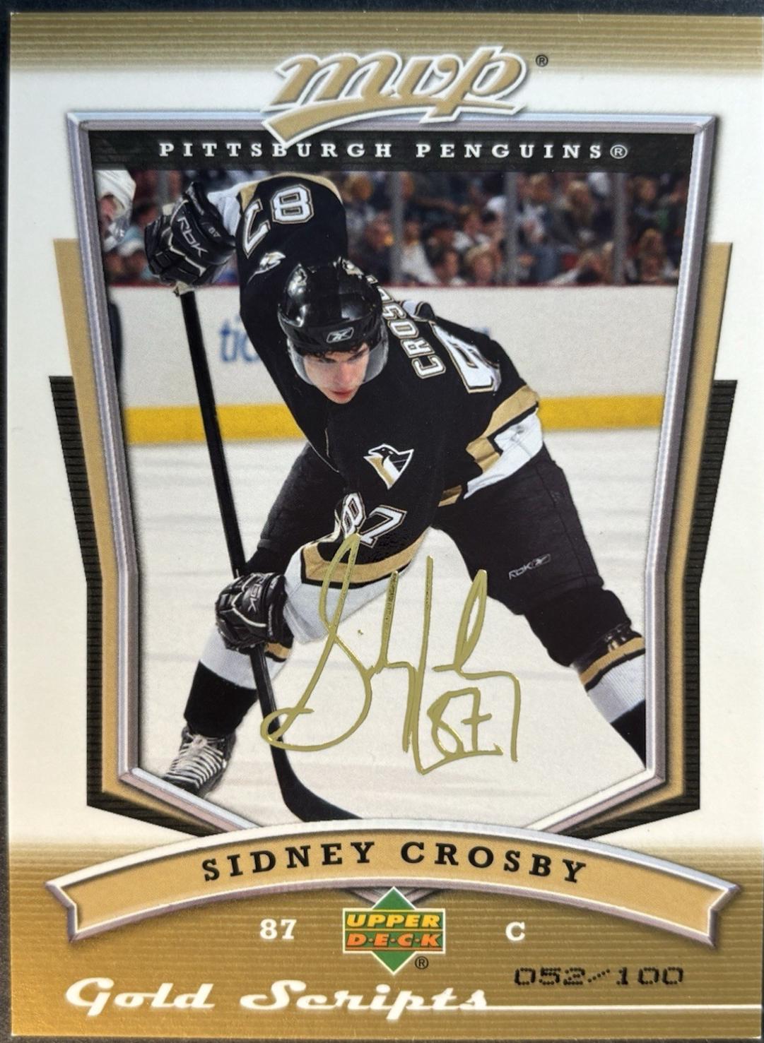 Sidney Crosby [Gold Script] #200