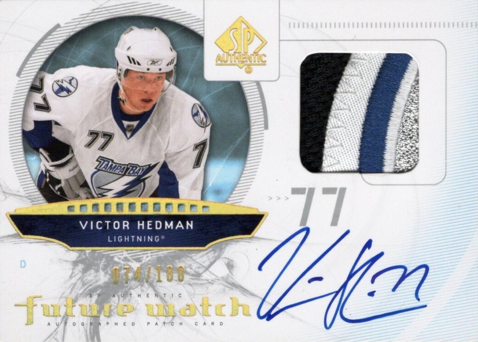 Victor Hedman [Autograph Patch] #202