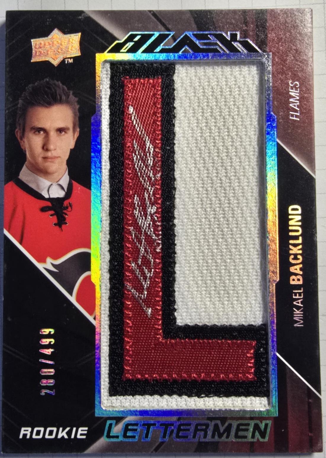 Mikael Backlund [B Letterman Autograph] #61