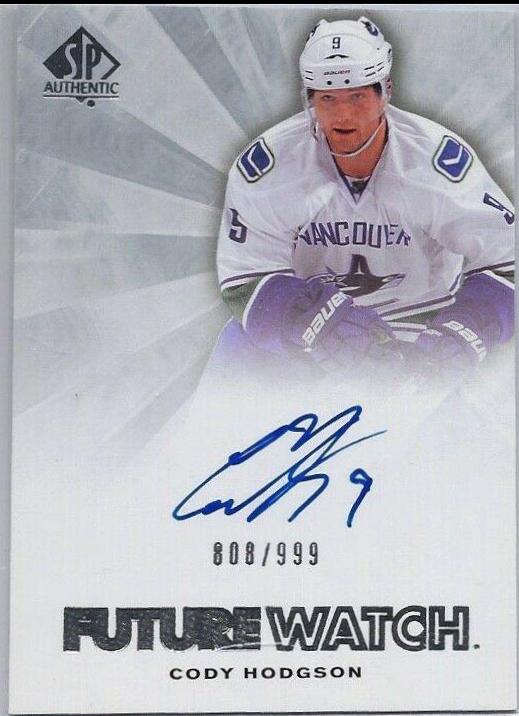 Cody Hodgson [Autograph] #224