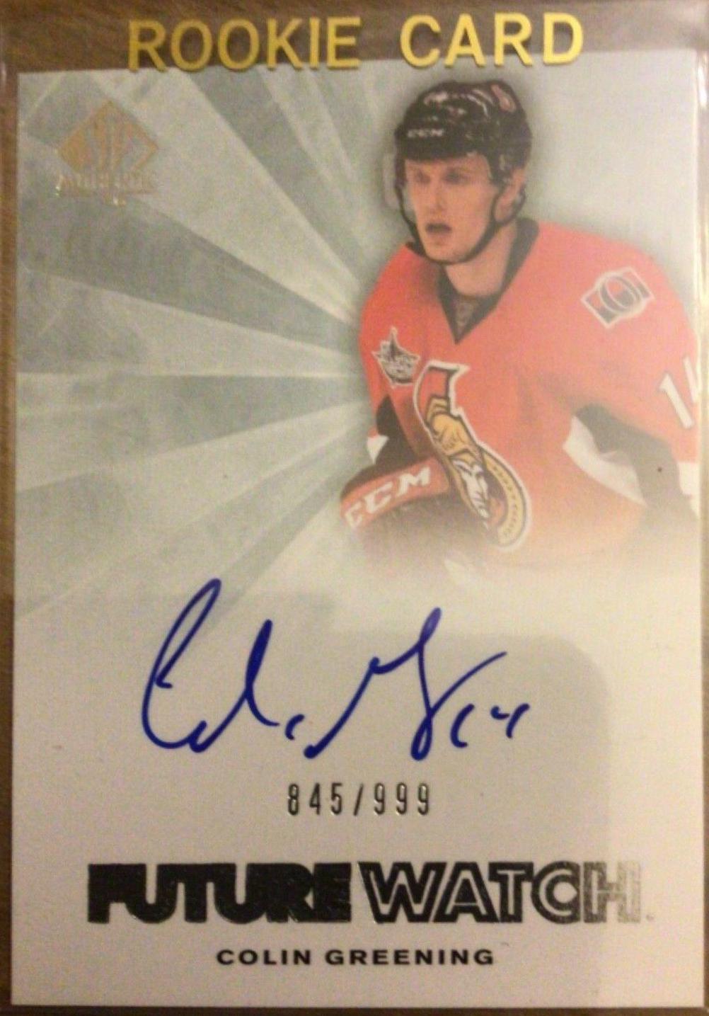 Colin Greening [Autograph] #251
