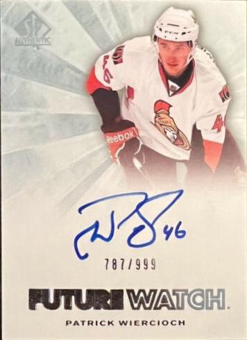 Patrick Wiercioch [Autograph] #269