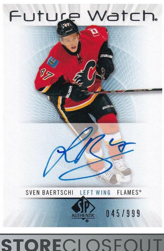 Sven Baertschi [Autograph] #212