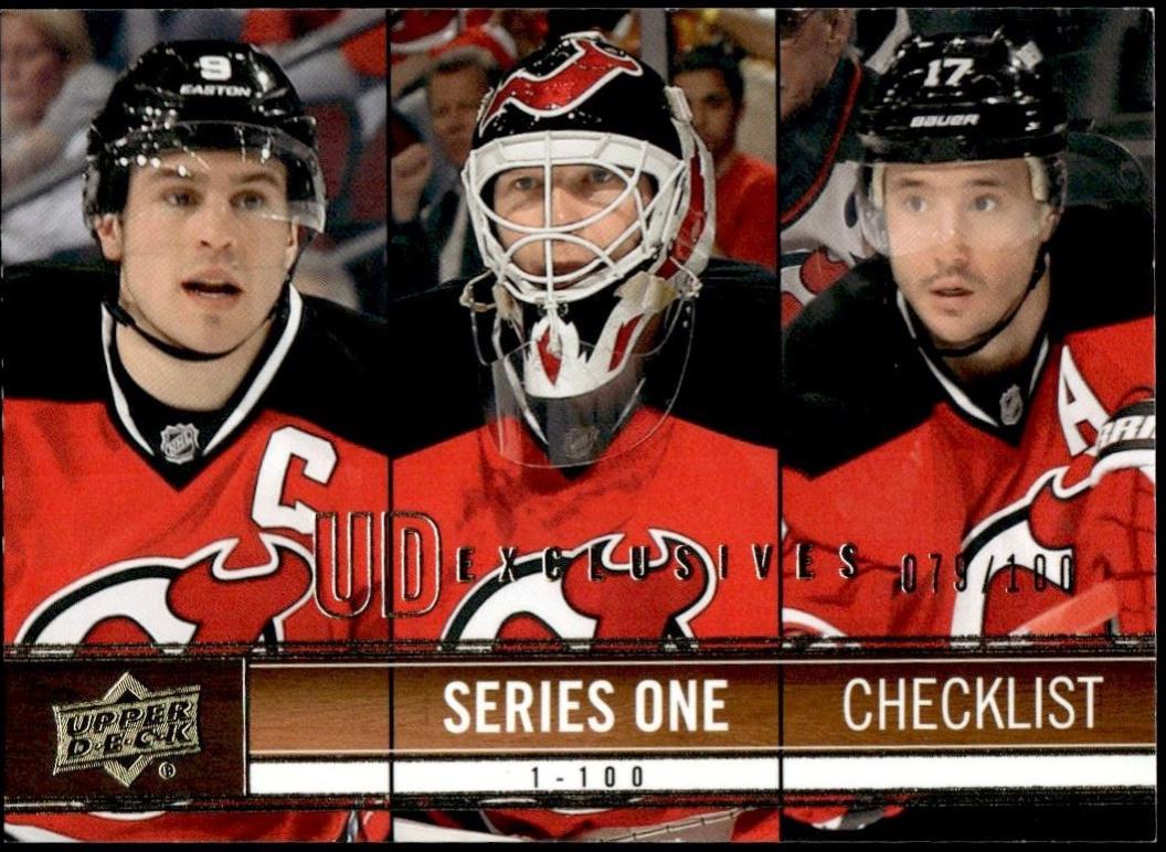 Zach Parise / Martin Brodeur / Ilya Kovalchuk [UD Exclusives] #199