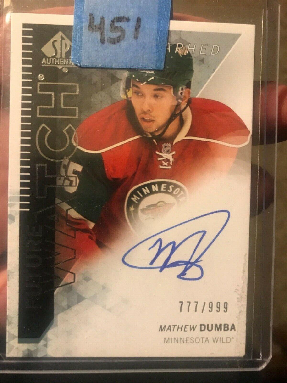 Mathew Dumba [Autograph] #314