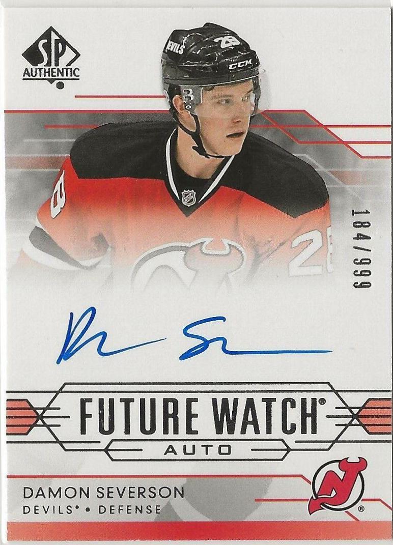 Damon Severson [Limited Autograph Patch] #287
