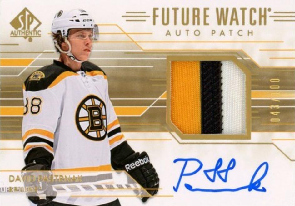 David Pastrnak [Limited Autograph Patch] #282