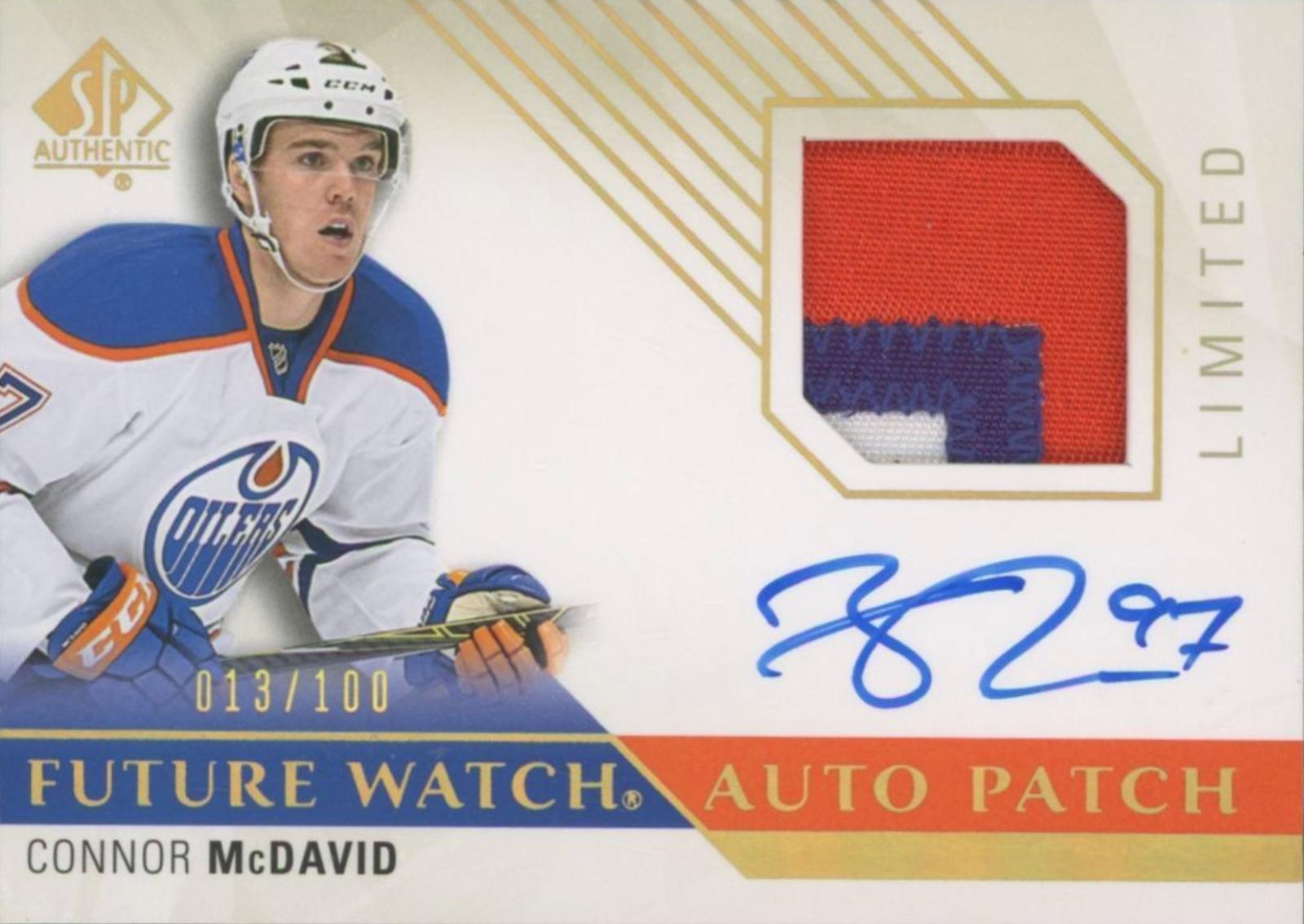 Connor McDavid [Limited Autograph Patch] #226