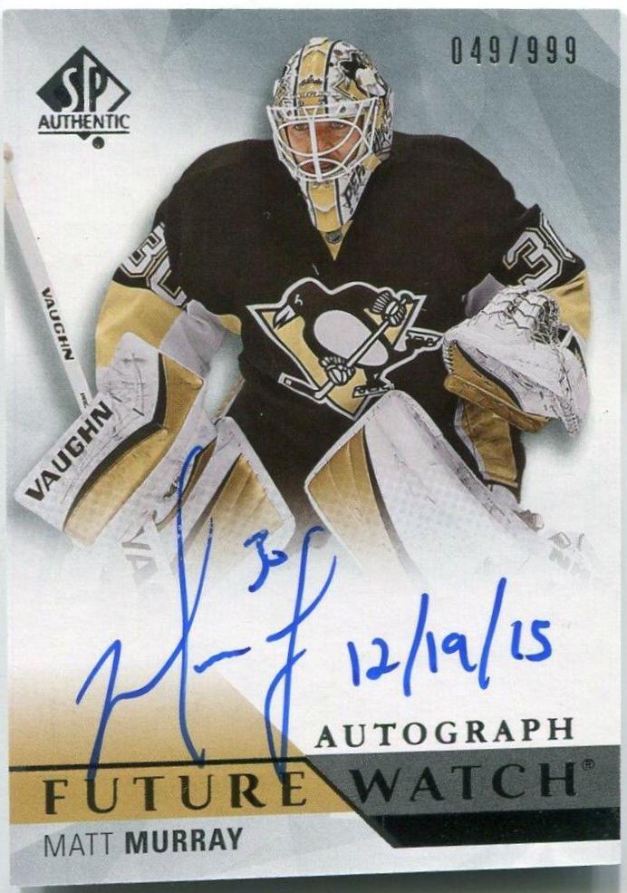 Matt Murray [Autograph Inscribed] #220