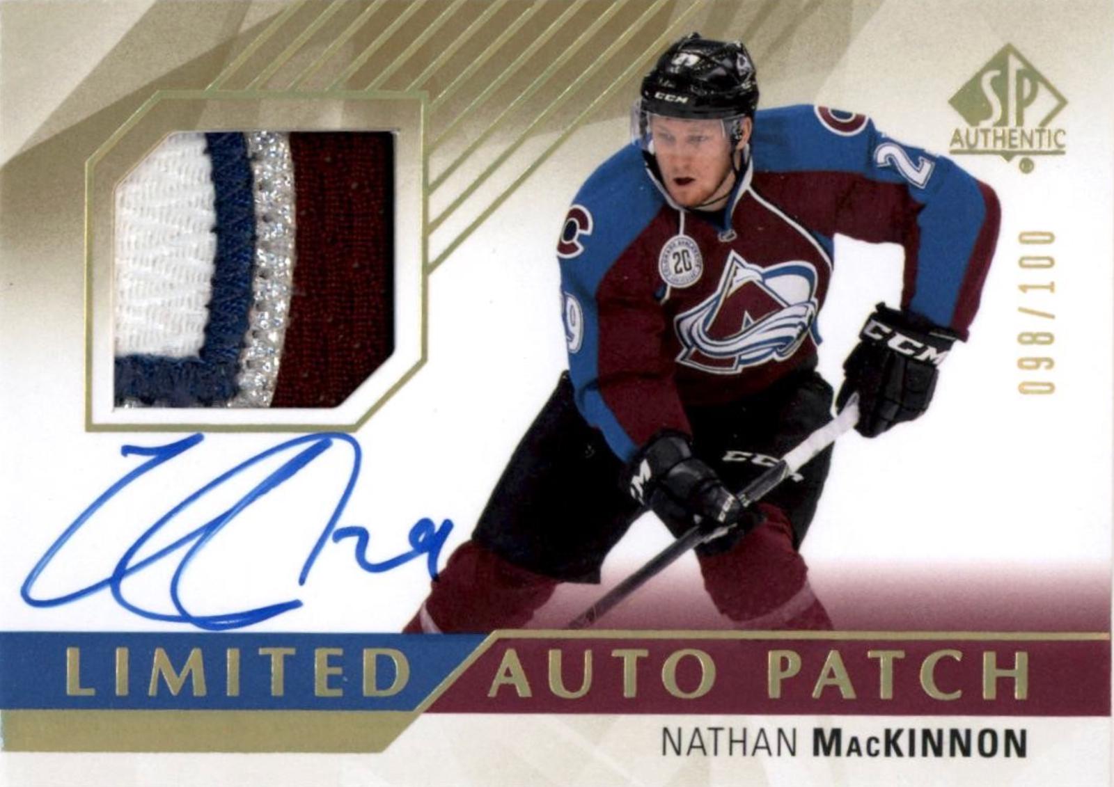 Nathan MacKinnon [Limited Autograph Patch] #10