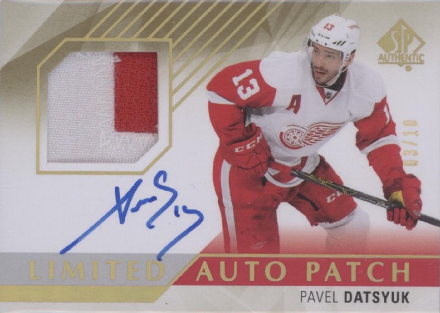 Pavel Datsyuk [Limited Autograph Patch] #27