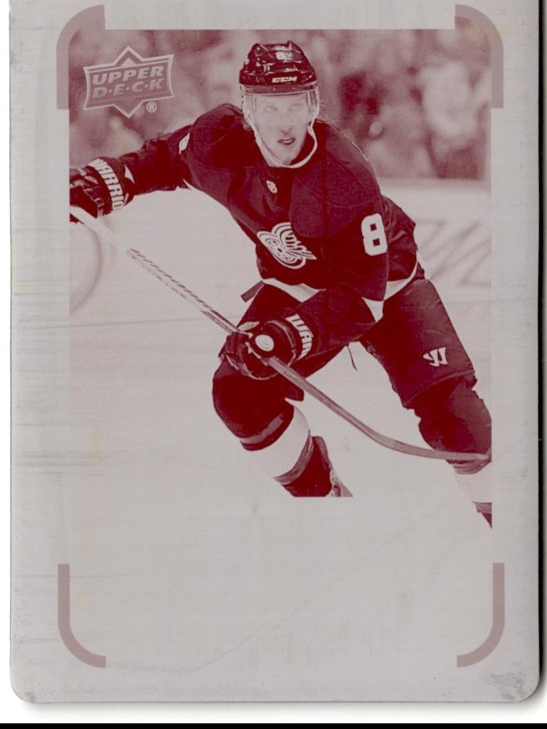 Justin Abdelkader [Printing Plate] #54
