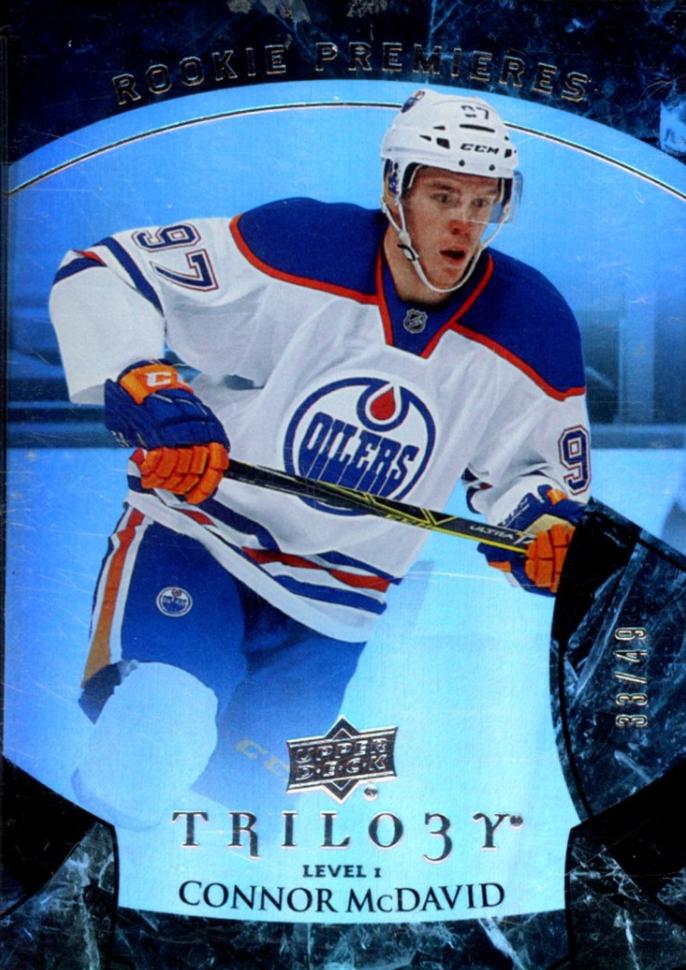 Connor McDavid [Rainbow Foil Black] #101