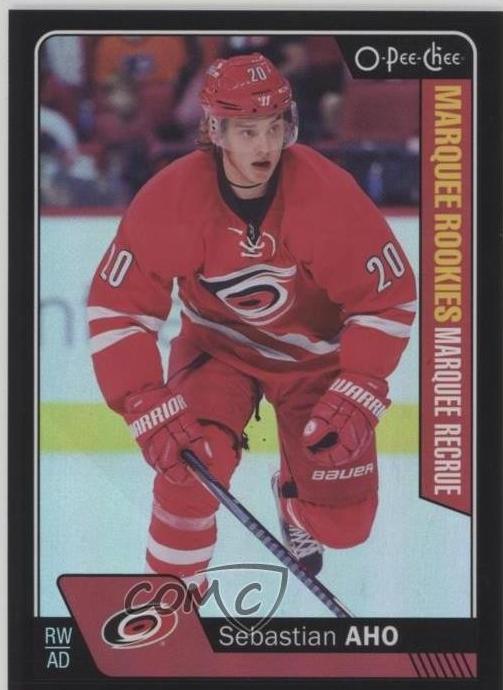 Sebastian Aho [Black Rainbow Foil] #687
