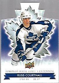 Russ Courtnall [Blue Die Cut] #69