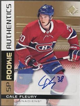 Cale Fleury [Autograph Gold] #108