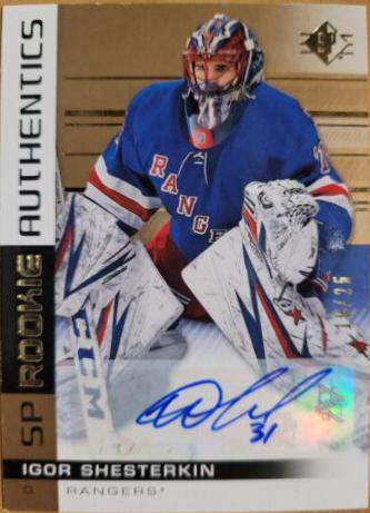 Igor Shesterkin [Autograph Gold] #104