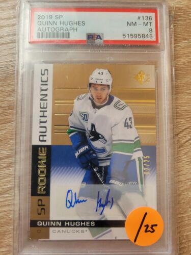 Quinn Hughes [Autograph Gold] #136