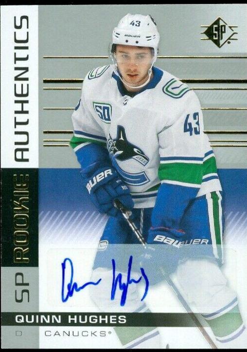 Quinn Hughes [Autograph] #136