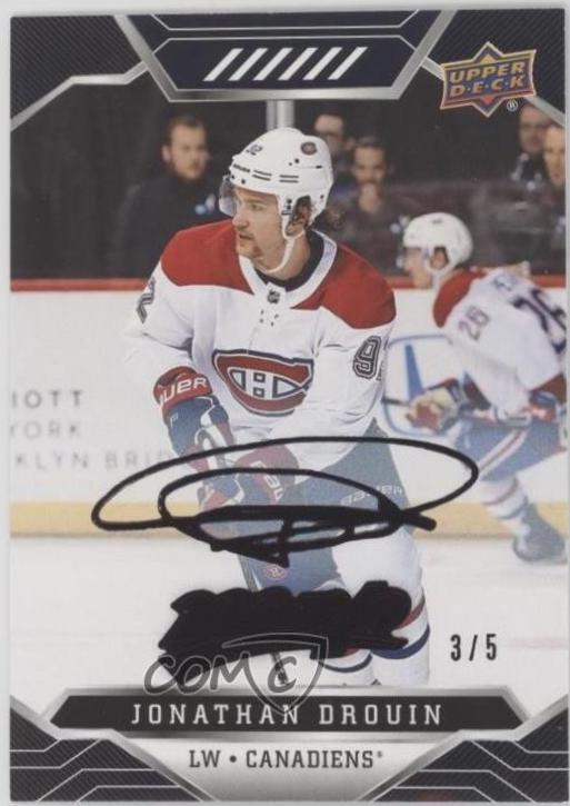 Jonathan Drouin [Super Script Black] #83