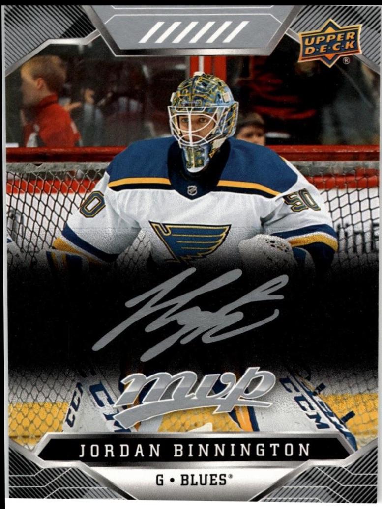Jordon Binnington [Silver Script] #99