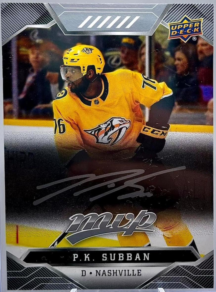 P.K. Subban [Silver Script] #165