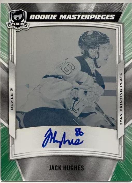 Jack Hughes [Cyan Printing Plate] #SPA-148